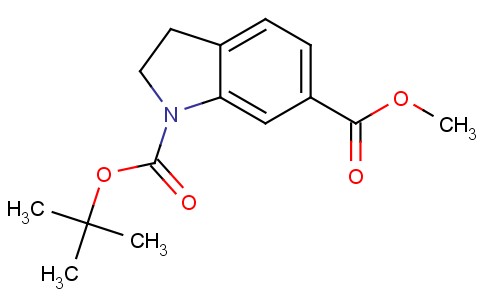 1-Tert-butyl 6-methyl indoline-1,6-dicarboxylate