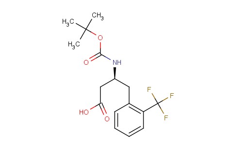 (S)-3-(Boc-amino)-4-(2-trifluoromethyl-phenyl)butanoicacid
