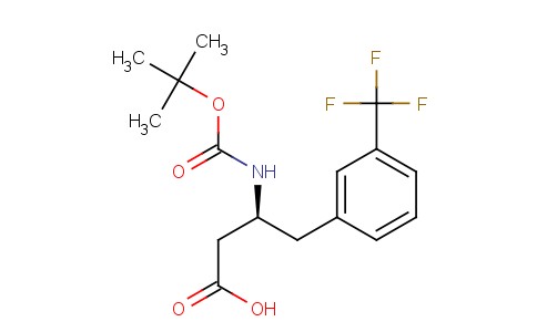 (S)-3-(Boc-amino)-4-(3-trifluoromethyl-phenyl)butanoicacid 