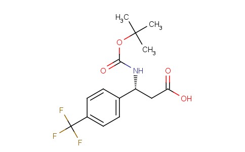(R)-3-(tert-butoxycarbonylamino)-3-(4-(trifluoromethyl)phenyl)propanoic acid
