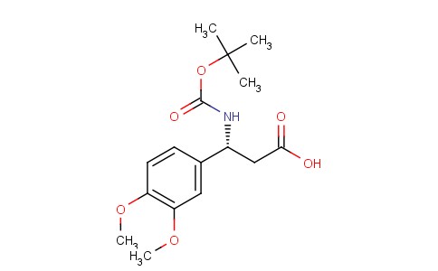 (R)-3-(tert-butoxycarbonylamino)-3-(3,4-dimethoxyphenyl)propanoic acid