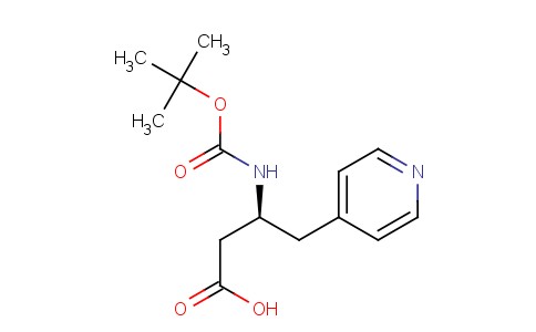 (S)-BOC-4-(4-吡啶)-Β-高丙氨酸; (S)-3-(BOC-氨基)-4-(4-吡啶基)丁酸
