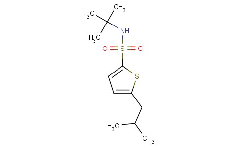 N-(1,1-二甲基乙基)-5-(2-甲基丙基)-2-噻吩磺胺
