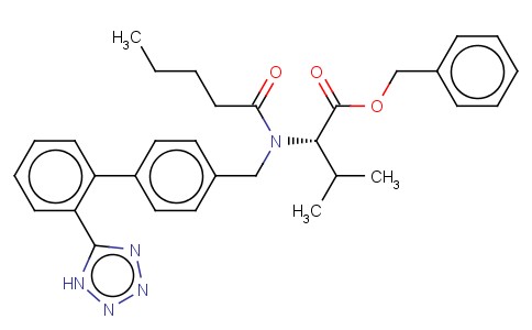 (S)-benzyl 2-(N-((2'-(1H-tetrazol-5-yl)biphenyl-4-yl)methyl)pentanamido)-3-methylbutanoate