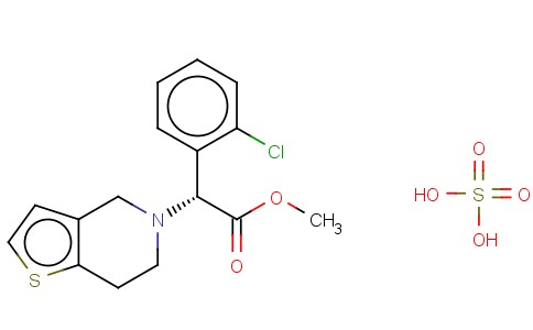 (R)-(-)-Methyl (2-chlorophenyl)(6,7-dihydro-4H-thieno[3,2-c]pyrid-5-yl)acetate bisulfate
