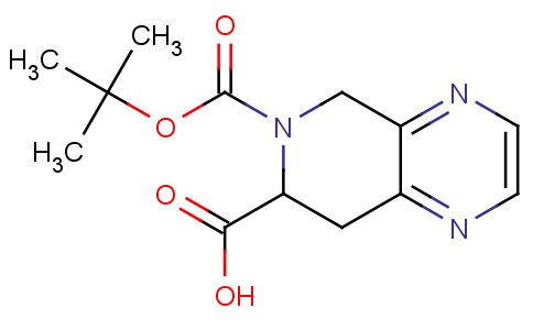 6-(Tert-butoxycarbonyl)-5,6,7,8-tetrahydropyrido[3,4-b]pyrazine-7-carboxylic acid