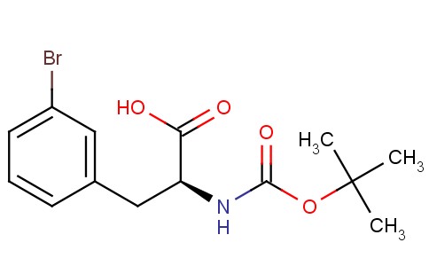 (S)-3-(3-Bromophenyl)-2-(tert-butoxycarbonylamino)propanoic acid