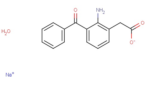 Sodium 2-(2-amino-3-benzoylphenyl)acetate hydrate