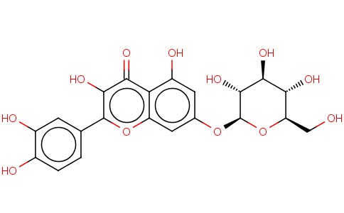 槲皮素-7-O-BETA-D-吡喃葡萄糖苷