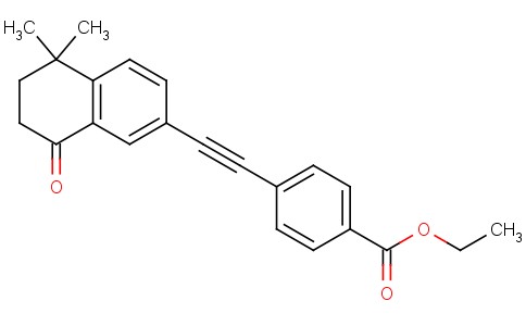 Ethyl 4-((5,5-dimethyl-8-oxo-5,6,7,8-tetrahydronaphthalen-2-yl)ethynyl)benzoate