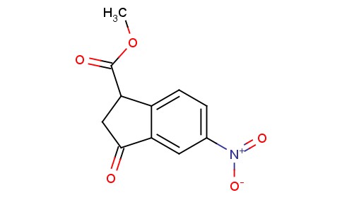 Methyl 5-nitro-3-oxo-2,3-dihydro-1H-indene-1-carboxylate