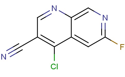 4-氯-6-氟-1,7-萘啶-3-甲腈