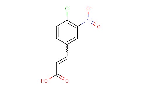 反式-4-氯-3-硝基苯乙烯酸