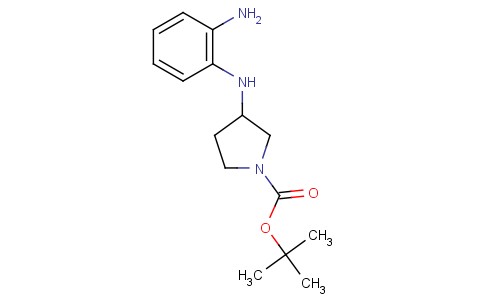 叔丁基3-（（2-氨基苯基）氨基）吡咯烷-1-羧酸