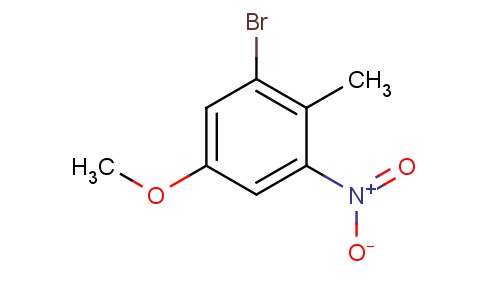1-溴-5-甲氧基-2-甲基-3-硝基苯