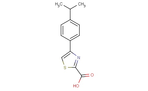 4-（4-异丙基苯基）噻唑-2-羧酸