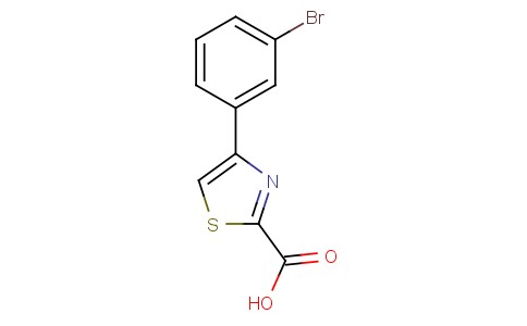 4-(3-溴苯基)噻唑-2-甲酸