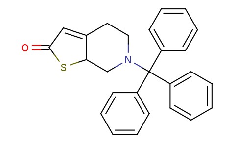 6-三苯甲基5,6,7，四氢噻吩[2,3-c]吡啶-2（4H） - 酮