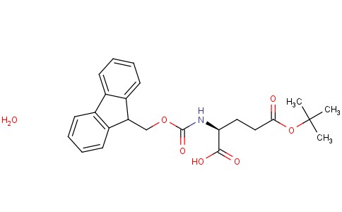 N-芴甲氧羰基-l-谷氨酸 gamma-叔丁酯一水物