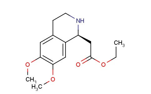 (S)-2-(6,7-二甲氧基-1,2,3,4-四氢异喹啉-1-基)乙酸甲酯