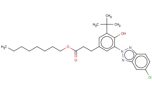 Octyl 3-(3-tert-butyl)-5(5-chloro-2H-benzo[d][1,2,3]triazol-2-yl)-4-hydroxyphenyl)propanoate