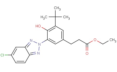3-(3-叔丁基-5-(5-氯-2H-苯并[d][1,2,3]三唑-2-基)-4-羟基苯基)丙酸乙酯