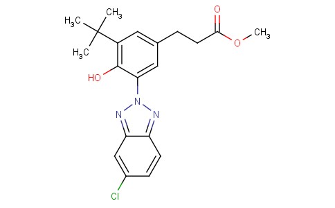 3-(3-叔丁基-5-(5-氯-2H-苯并[d][1,2,3]三唑-2-基)-4- 羟基苯基)丙酸乙酯
