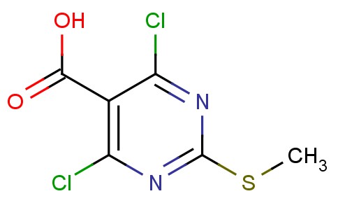 4,6-二氯-2-(甲巯基)嘧啶-5-甲酸