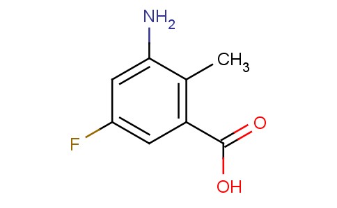 3-氨基-5-氟-2-甲基苯甲酸