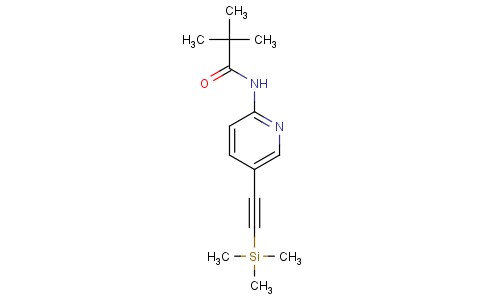 2,2-二甲基-N-(5-三甲基硅基乙炔基-吡啶-2-基)-丙酰胺