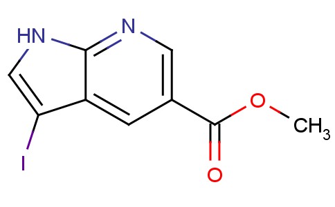 3-碘-1H-吡咯并[2,3-b]吡啶-5-羧酸甲酯