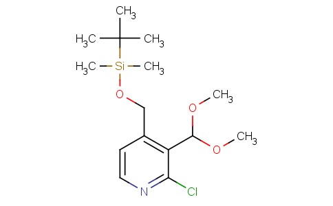 4-((叔丁基二甲基硅氧基)甲基)-2-氯-3-(二甲氧基甲基)吡啶