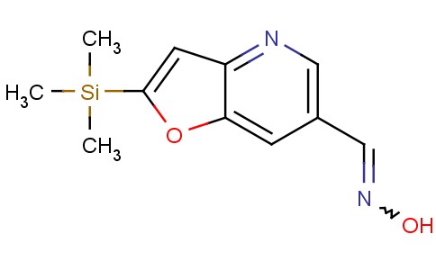 2-(三甲基硅烷基)呋喃并[3,2-b]吡啶-6-甲醛肟