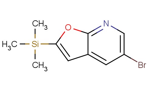 5-溴-2-(三甲基硅烷基)呋喃并[2,3-b]吡啶