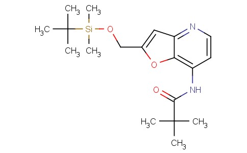 N-(2-((叔丁基二甲基硅氧基)甲基)呋喃并[3,2-b]吡啶-7-基)新戊酰胺