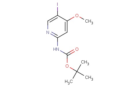 Tert-butyl 5-iodo-4-methoxypyridin-2-ylcarbamate