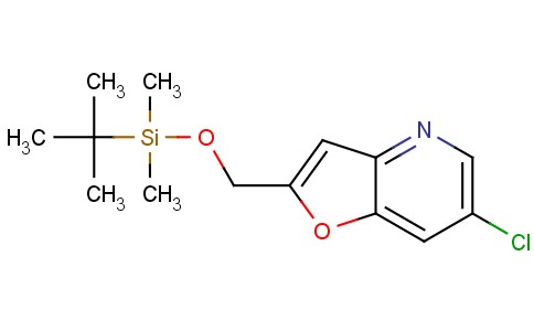 2-((Tert-butyldimethylsilyloxy)methyl)-6-chlorofuro[3,2-b]pyridine