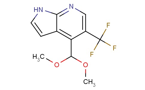4-(Dimethoxymethyl)-5-(trifluoromethyl)-1H-pyrrolo[2,3-b]pyridine