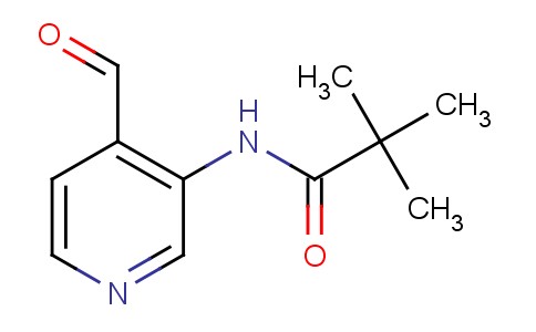 N-(4-formyl-pyridin-3-yl)-2,2-dimethyl-propionamide