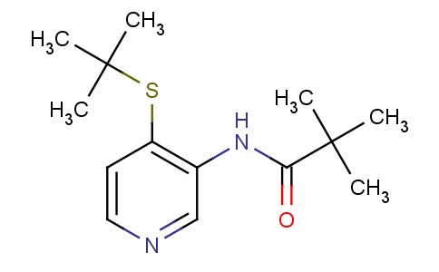 N-(4-叔丁基硫烷基-吡啶-3-基)-2,2-二甲基丙酰胺