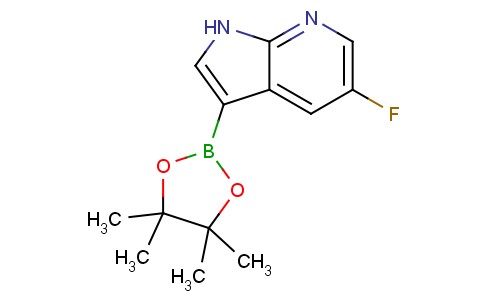 5-氟-3-(4,4,5,5-四甲基-1,3,2-二氧硼戊环-2-基)-1H-吡咯并[2,3-b]吡啶