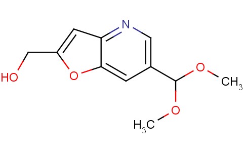 (6-(二甲氧基甲基)呋喃并[3,2-b]吡啶-2-基)甲醇