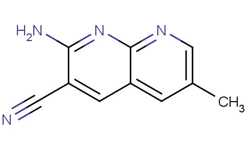 2-氨基-6-甲基-1,8-萘啶-3-甲腈