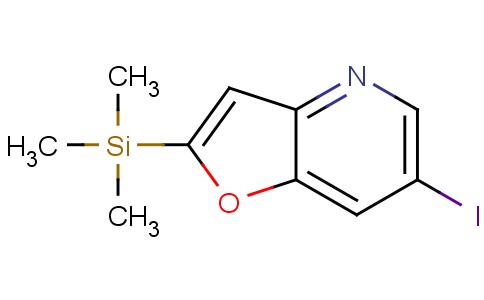 6-碘-2-(三甲基硅烷基)呋喃并[3,2-b]吡啶