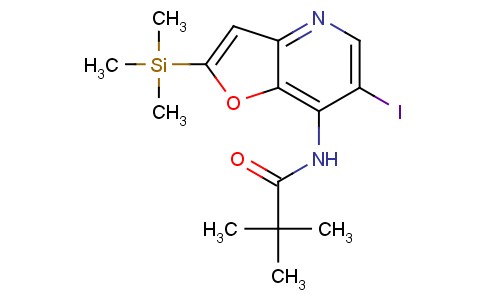 N-(6-碘-2-(三甲基硅烷基)呋喃并[3,2-b]吡啶-7-基)新戊酰胺