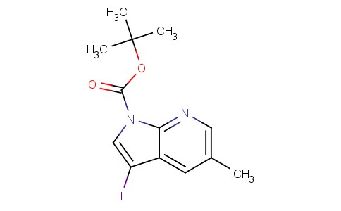 叔丁基-3-碘-5-甲基-1H-吡咯并[2,3-b]吡啶-1-甲酸叔丁酯