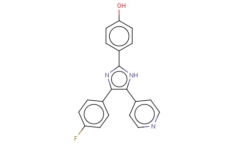 4-(4-Fluorophenyl)-2-(4-hydroxyphenyl)-5-(4-pyridyl)-1H-imidazole