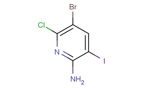 5-溴-6-氯-3-碘吡啶-2-胺