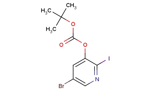 5-溴-2-碘吡啶-3-基叔丁基碳酸酯