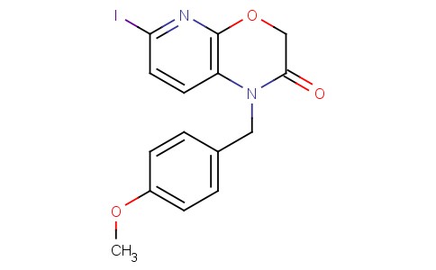 6-碘-1-(4-甲氧基苄基)1H-吡啶并[2,3-B] [1,4]恶嗪-2(3H)-酮